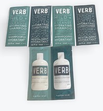 VERB Hydrating Shampoo Conditioner Travel Size Lot