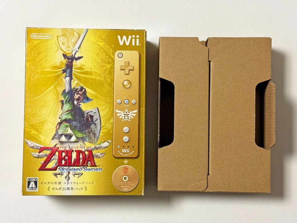 Nintendo Wii The Legend of Zelda Skyward Sword 25 anniv. Pack Action GAME JAPAN - Image 2 of 4