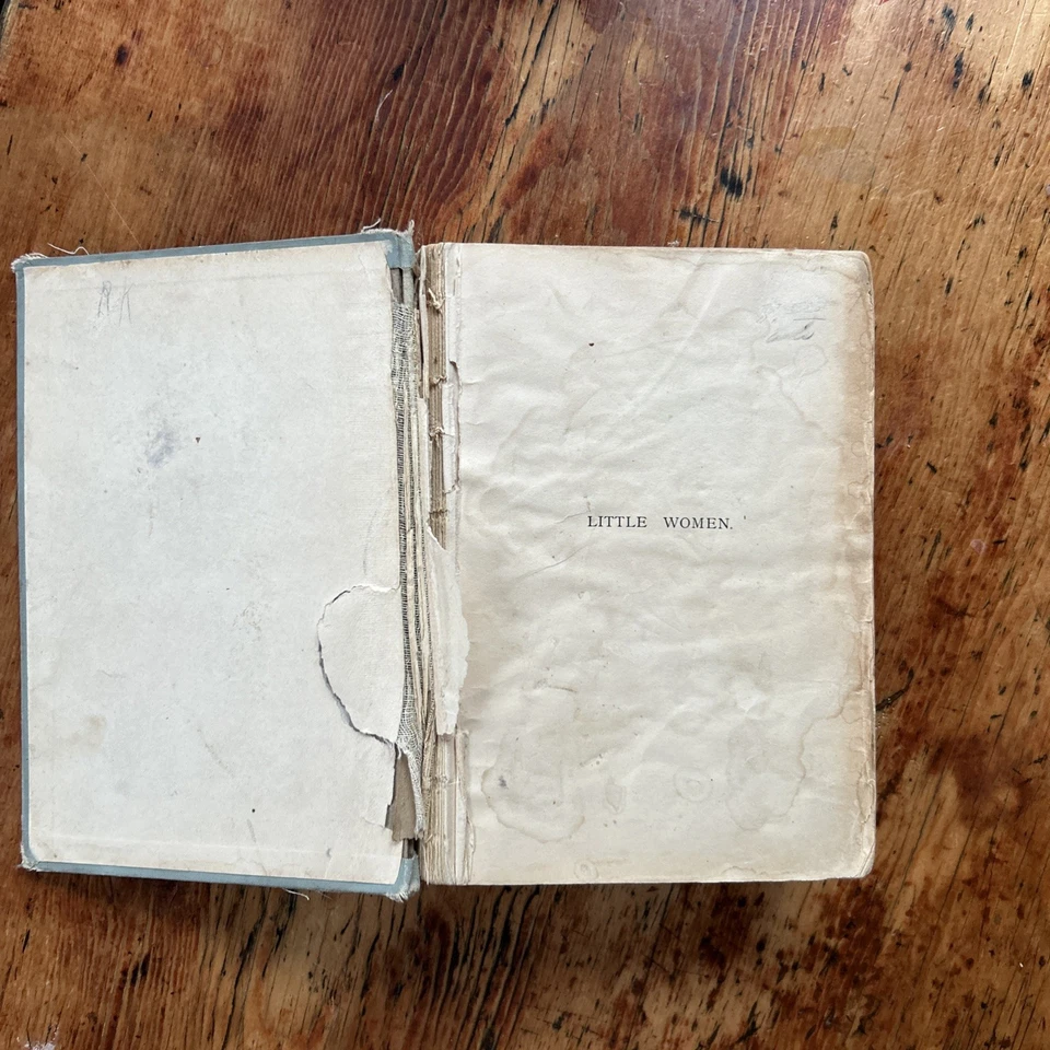 Little Women By Louisa M. Alcott Green Hardcover 1896 Little Brown & Co antique - Image 4 of 4