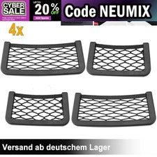 4x Auto Ablagenetz Organizer Ablagefach Handy Halter KFZ Tasche Aufbewahrung PKW