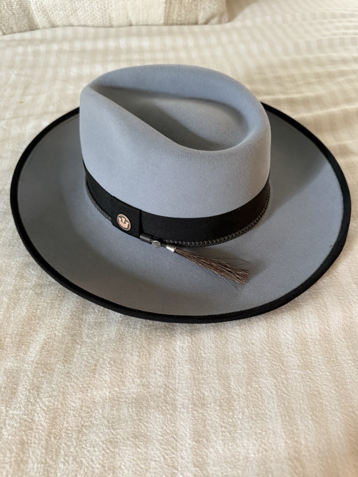 Goorin Bros Men’s Gray Solid Pattern Fedora Hat, Aw Shoot style, Size M