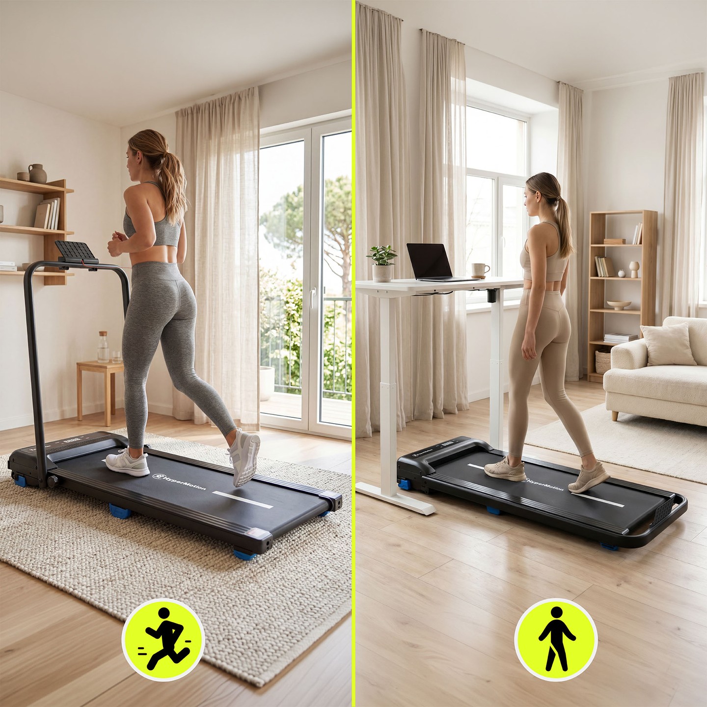 Tapis Roulant Pieghevole HyperMotion 2 in 1 foto 5