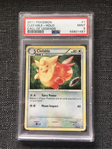 Clefable graded PSA 9 for sale on eBay