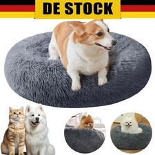 Hundebett Katzenbett Haustierbett Kuschelbett Bett Hundekorb Plüsch Donut Kissen