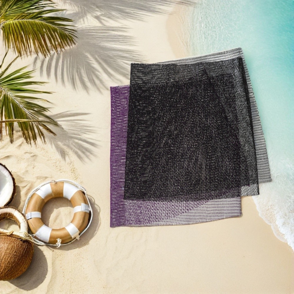 2 Pcs African Bathing Sponge Body Scrubber Loofah Exfoliating Net