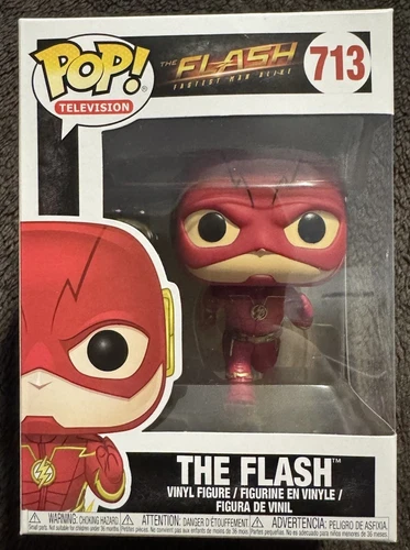 FUNKO POP VINYL TV THE FLASH 713 BNIB VAULTED + PROTECTOR