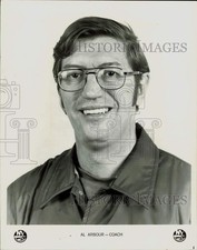 1976 Press Photo Al Arbour, coach of the New York Islanders hockey team.