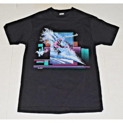 Vintage T-Shirt Anvil Size L 90s Telluride Ski Single Stitch Made USA