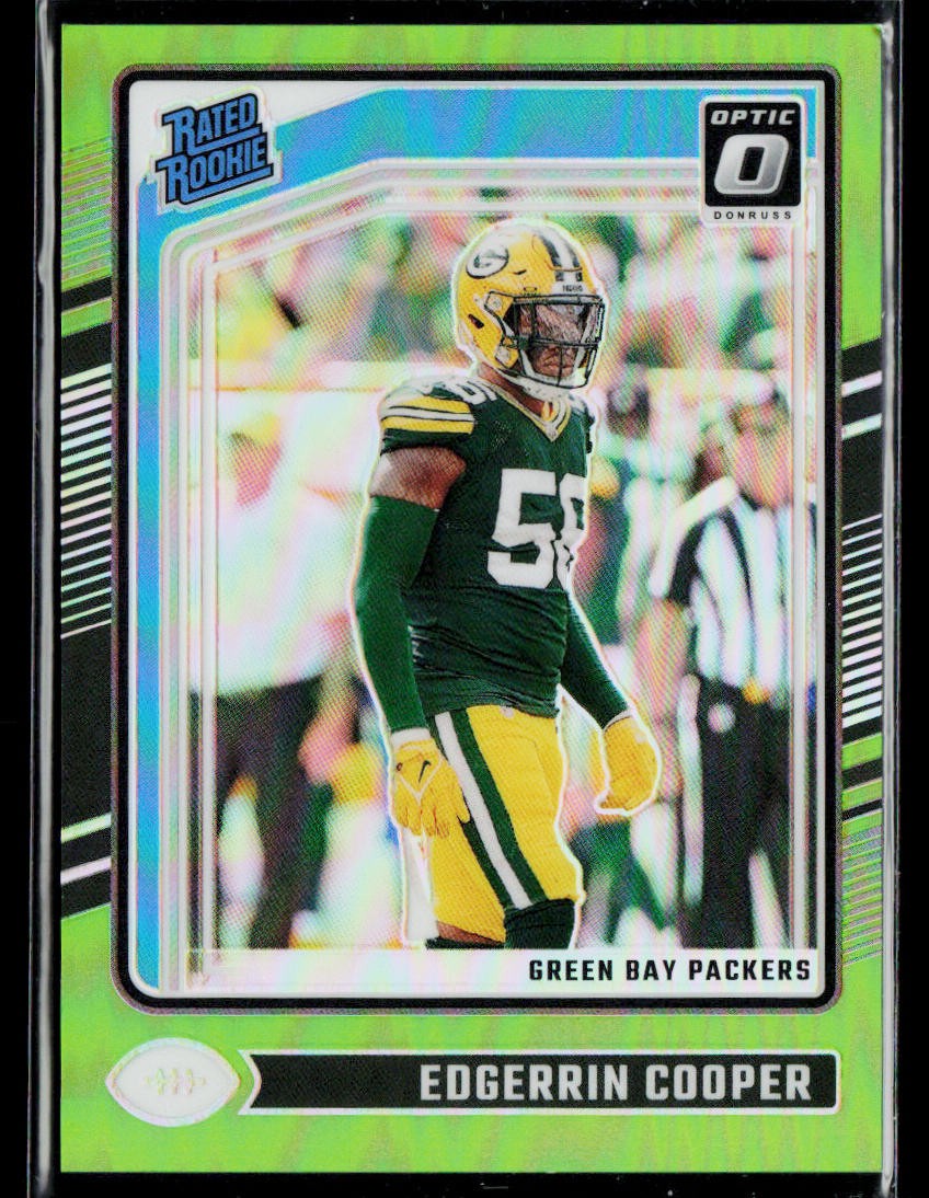 2024 Donruss Optic #231 Edgerrin Cooper Lime Green #/50