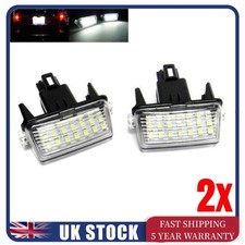 2x LED Licence Number Plate Lights For Toyota Avensis Verso Yaris Vitz Auris TS