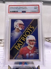 2000 Fleer Tradition D.Stachelski Tom Brady #352 PSA 9