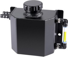 1L Coolant Overflow Tank Coolant Reservoir Tank, Aluminum Radiator Overflow T...