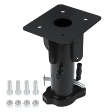 12" - 17" Adjustable Fifth (5th) Wheel For Camper RV Adapter Hitch to Gooseneck