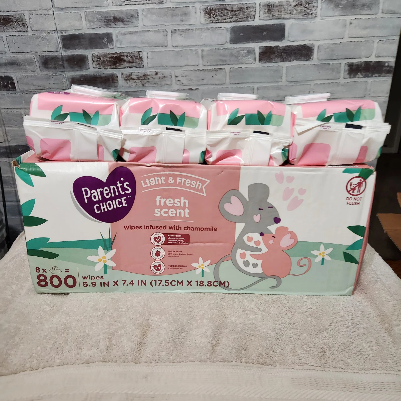 Parent's Choice Fresh Scent Baby Wipes, 1200 Count (Select for More Options)
Opens in a new window o