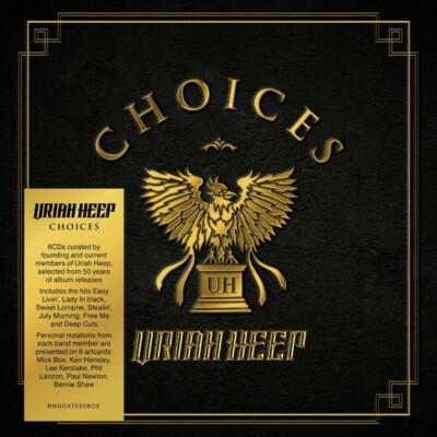 URIAH HEEP - CHOICES (BOX SET) CLAMSHELL BOX 6 CD NEU