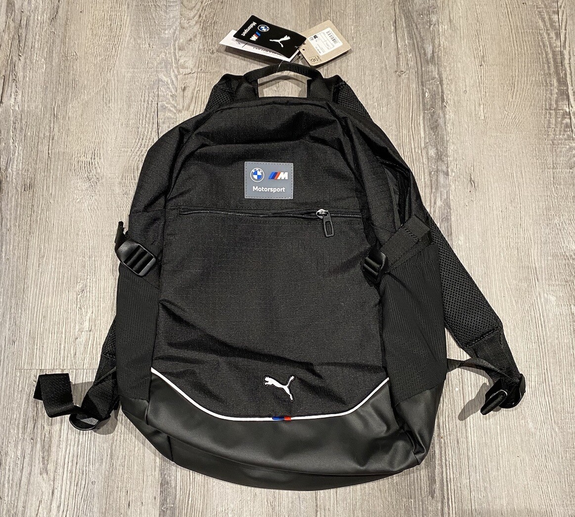 PUMA BMW M Motorsport Backpack Black New With Tags | eBay