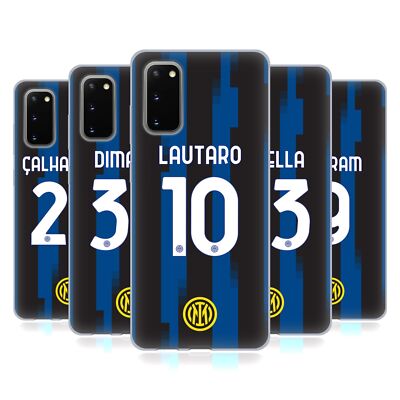 INTER MILAN 2023/24 SPIELER HOME KIT SOFT GEL HANDYHÜLLE FÜR SAMSUNG HANDYS 1