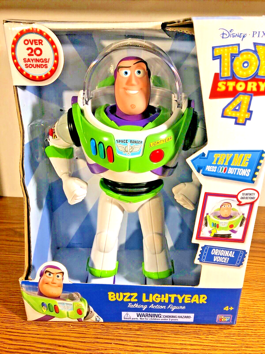 トイストーリー　talking BuZZフィギュア Toy Story 4 Buzz Lightyear Talking Action Figure Disney Pixar