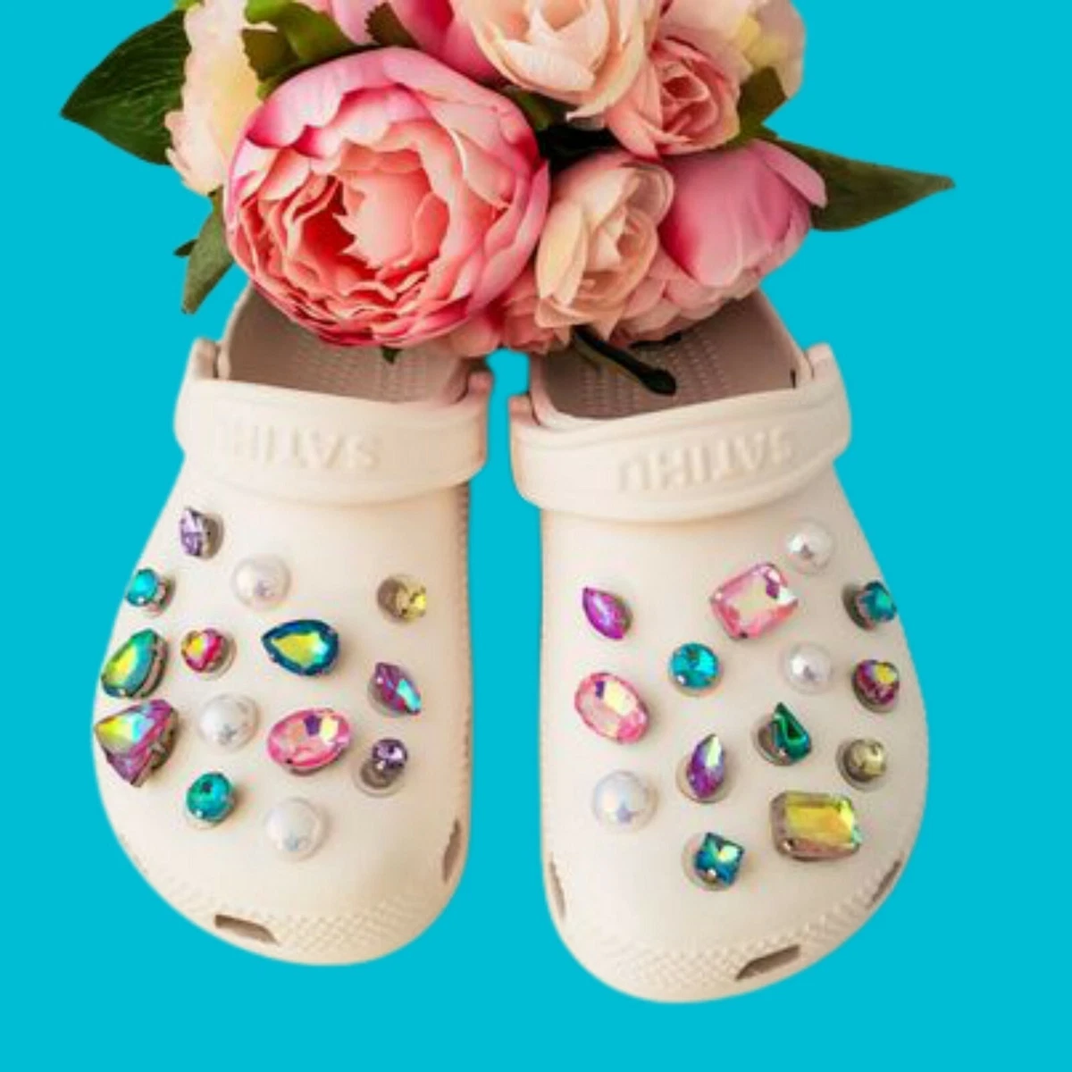 Crocs Shoe Jewel Charms MIXED MERMAID 10 Pieces eBay