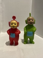 Teletubbies Ragdoll Vinyl Figures Doll Hasbro Playskool Lot 2 1998