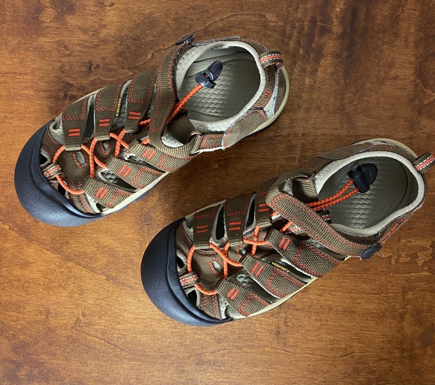 Sandali Keen Newport H2 marroni arancioni giovani taglia 5 scarpe da acqua