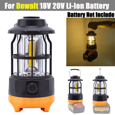 LED Work Light Suitable For Dewalt 18V 20V Li-Ion Camping Lantern Hanging Light