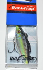 bill lewis rat l trap lipless 2.5" 1/4oz crankbait liv-n-chrome