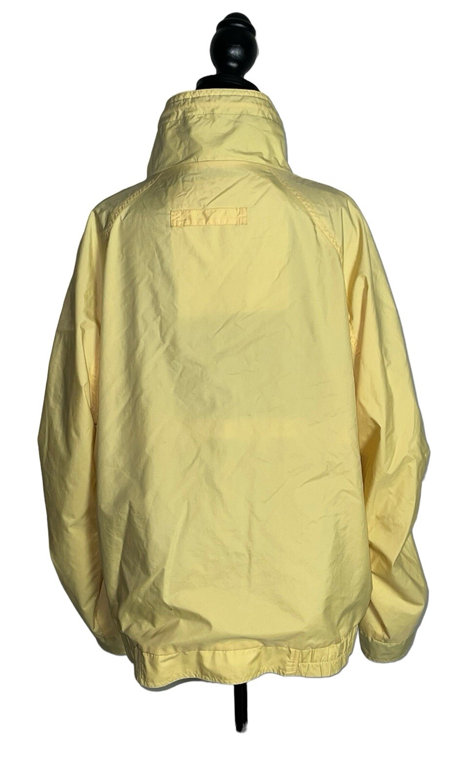 Stefano Mens Track Jacket Size Large Yellow Blue Vintage 80s 90s Windbreaker