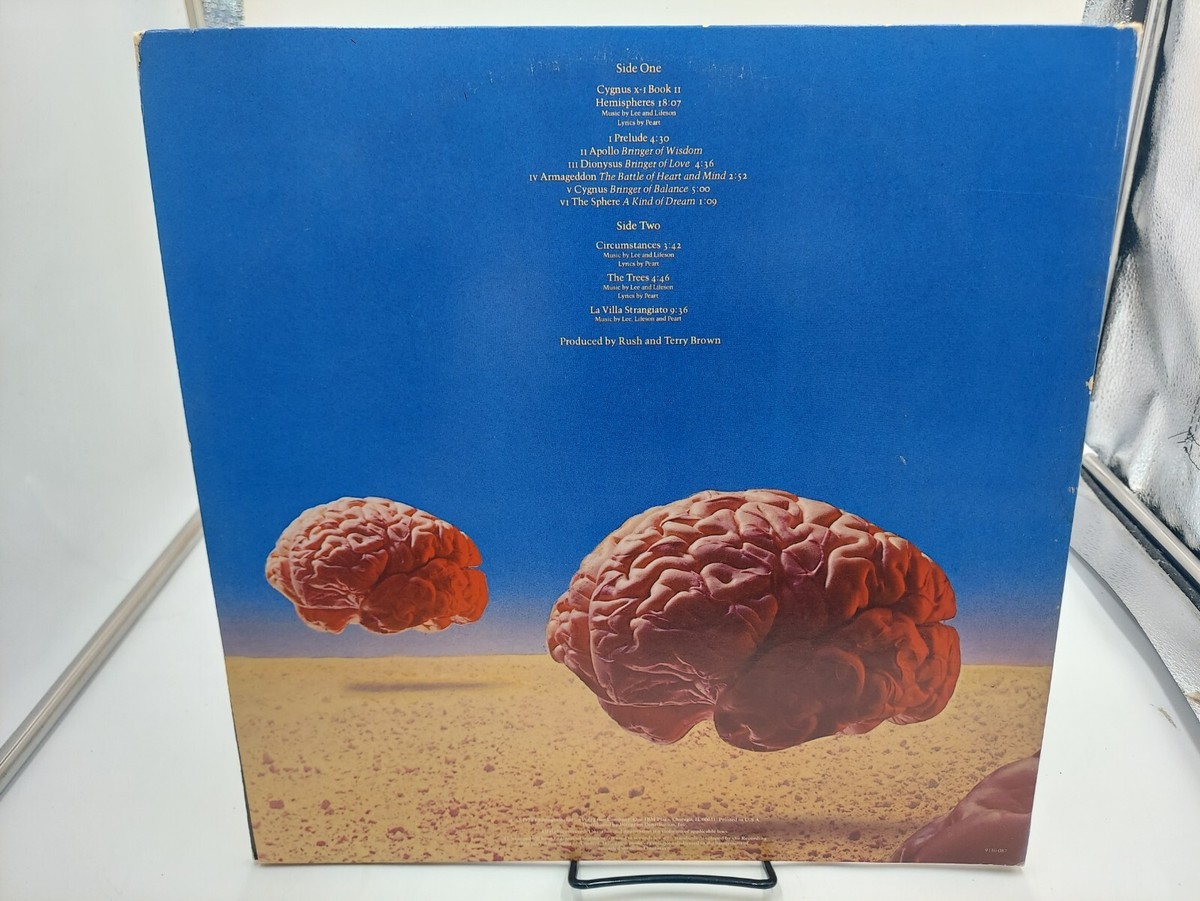 RUSH ラッシュ - HEMISPHERES レコード US盤 RUSH HEMISPHERES