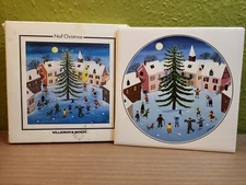 Villeroy & Boch Naif Christmas Tree Trivet Tile Gerard Laplau 6" West Germany