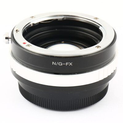 Focal Reducer Speed Booster Adapter Nikon F G Objektiv für Fujifilm X-Pro1 E2 FX