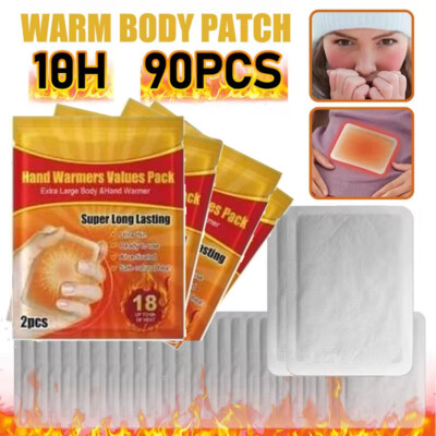 20/100pc Adhesive Warm Sticker Patch Body Warmer Stick Pad Heat Winter Hand Foot