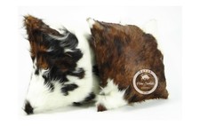 Pair Double Sided Tricolor Cowhide Pillow Cover 2 Units M L XL