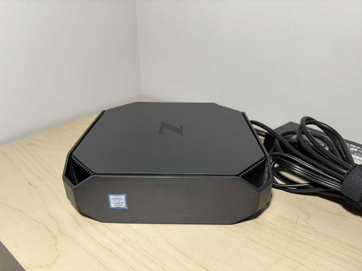 HP Z2 Mini G3 Workstation i7-7700 @ 3.60GHZ 16GB w AC Adapter
