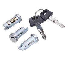 Vespa PX T5 PK LML 125-200 Steering Seat Ignition Lock Barrel Set of 3