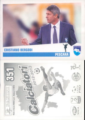 Sammelbild Fußballer Panini 2012/13 Pescara Bergodi N.351 Neu, Perfekt