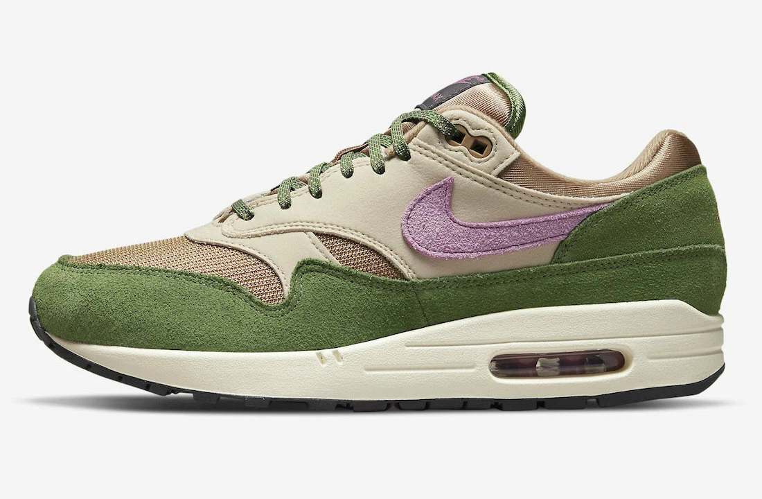 Nike Air 1 NH Treeline Green Purple White Skunk DR9773-300 Mens New | eBay