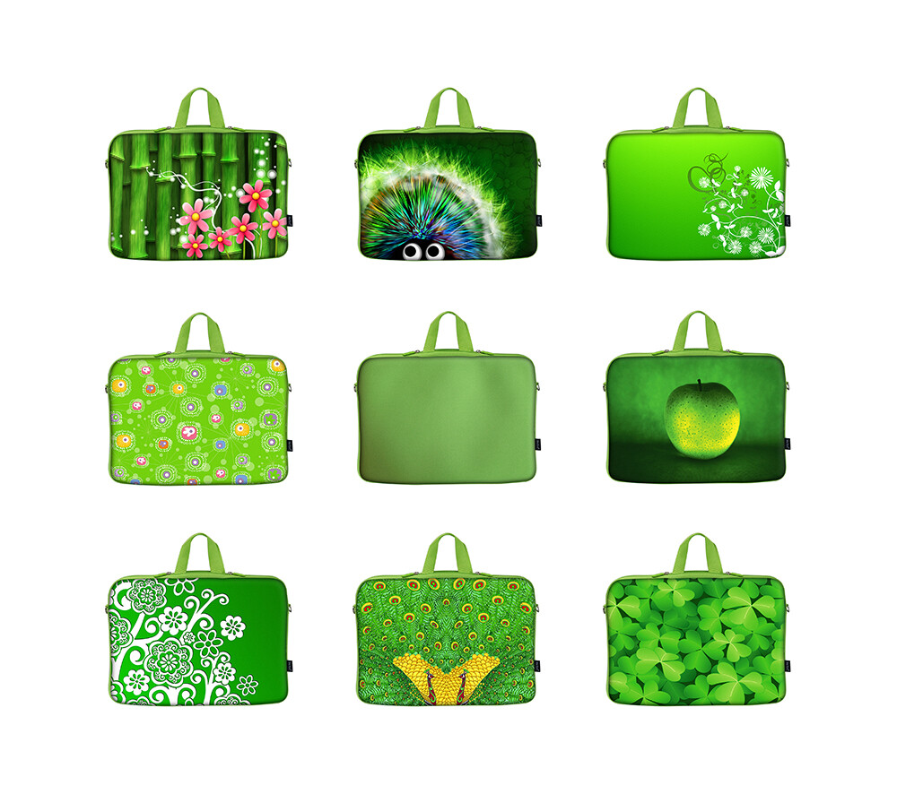 17" 17.3" Laptop Computer Sleeve Case w Hidden Handle design Green Color eBay