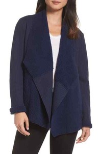 fleece waterfall cardigan
