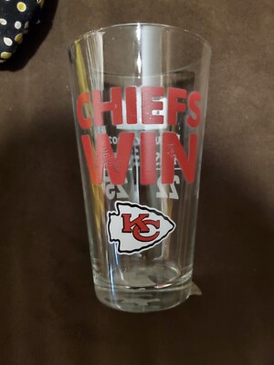 Super Bowl Champions Kansas City Chiefs Summary 16oz Pint Glass