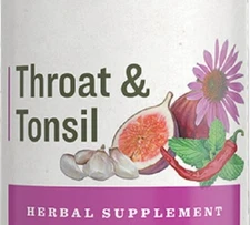THROAT & TONSIL - Soothing Herb Tincture Formula with Echinacea Garlic & Cayenne