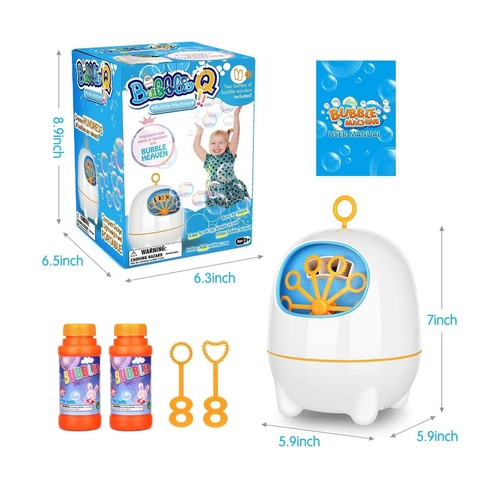 Victostar Bubble Machine, Automatic Bubble Machine for Kids with B