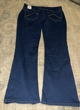 New Riders Indigo by Lee Pull on jeans size 16 M Comfort Waist stretch
