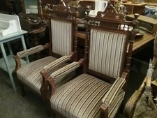 2 Gründerzeit Sessel Jugendstil