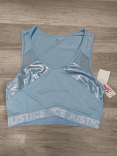 NWT Justice Girls Activewear Sports Bra Size 40 Fits Size 20/22  A13 