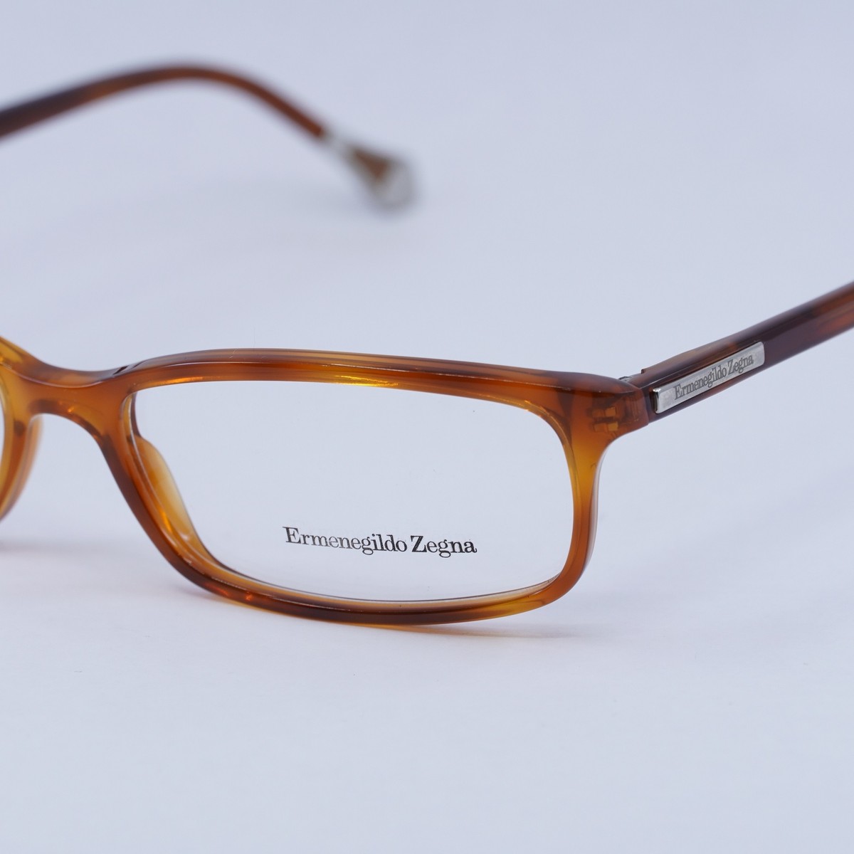 Ermenegildo Zegna VZ3538 0711 Eyeglasses Havana Frame - Lowest Price! Ermenegildo Zegna VZ3538 0711 Shiny Havana 56mm Eyeglasses  main image 2