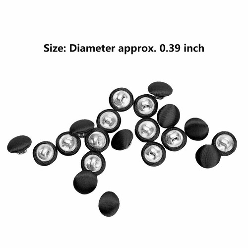 20x 10mm Smooth Satin Covered Metal Shank Buttons for Tuxedo Suit_Blouses Coat - Picture 28 of 79