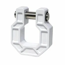 Royal Hooks Royal Show Shackle D-Ring Hook White Pair RHO-12017-WH-2