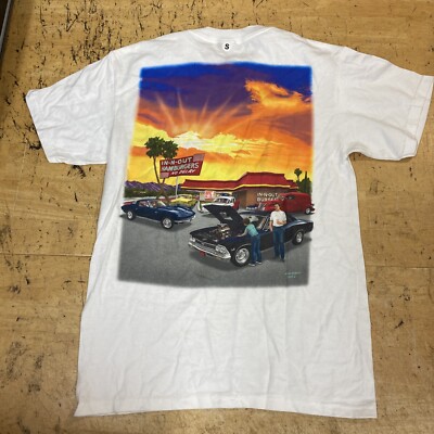 90s USA製 IN-N-OUT BURGER Tシャツ Hanes L 白 Vintage 90s In-N-Out Burger T Shirt Adult XL White Hanes Tee | eBay