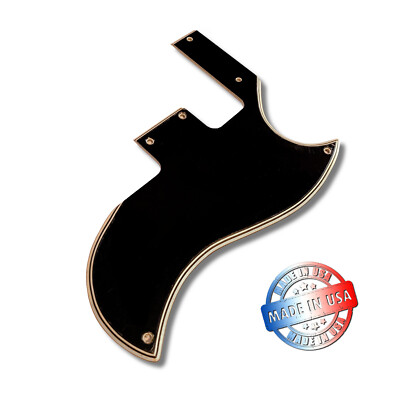5 ply Black/Cream WIDE BEVEL Pickguard for Epiphone SG Special P